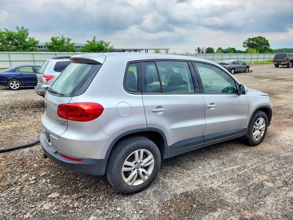 2014 Volkswagen Tiguan VIN WVGBV3AX7EW534572 COPART salvage auction — FRONT END, Wi - Junked Vehicle Bill Of Sale, sold $700 on 2026-07-07 (photo 3)