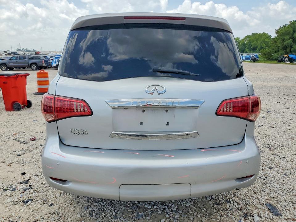 2011 Infiniti Qx56 VIN JN8AZ2NE5B9001836 COPART salvage auction — FRONT END, Tx - Certificate Of Title, sold $2,150 on 2026-07-31 (photo 6)