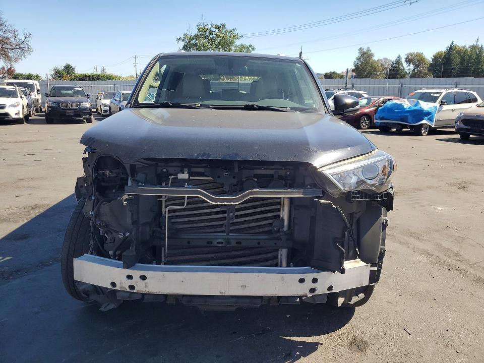 2018 Toyota 4runner VIN JTEBU5JR9J5592974 COPART salvage auction — FRONT END, Ca - Salvage Certificate, sold $19,800 on 2026-07-07 (photo 5)