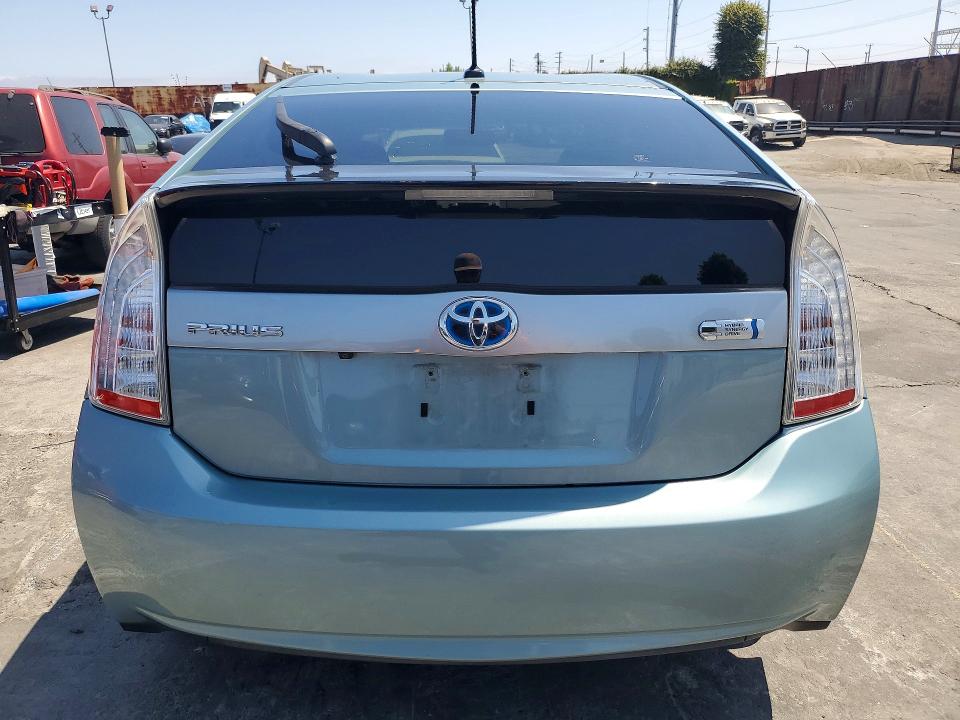 2014 Toyota Prius VIN JTDKN3DP5E3050529 COPART salvage auction — FRONT END, Ca - Salvage Certificate, sold $3,950 on 2026-07-08 (photo 6)