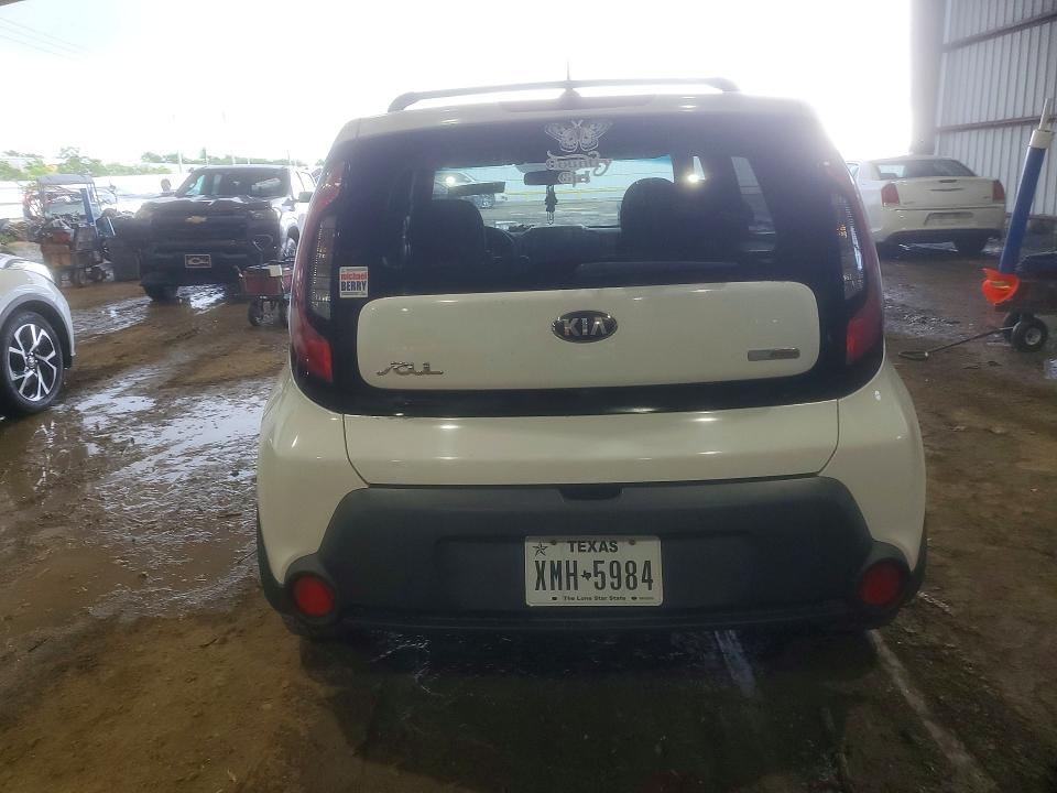 2015 Kia Soul VIN KNDJP3A54F7164959 COPART salvage auction — SIDE, Tx - Salvage Vehicle Title, sold $675 on 2026-07-20 (photo 6)