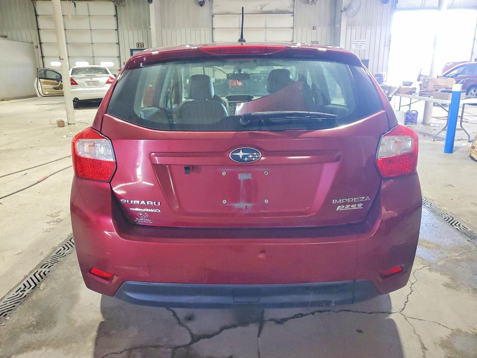 2012 Subaru Impreza VIN JF1GPAG68CH244016 COPART salvage auction — FRONT END, Pa - Certificate Of Salvage, sold $425 on 2026-07-13 (photo 6)