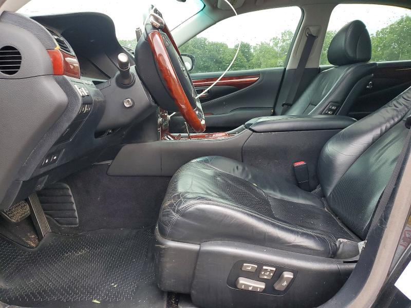 2008 Lexus Ls 460 VIN JTHBL46F585062350 COPART salvage auction — REAR END, NY - MV-907A SALVAGE CERTIFICATE, sold $850 on 2026-07-14 (photo 7)