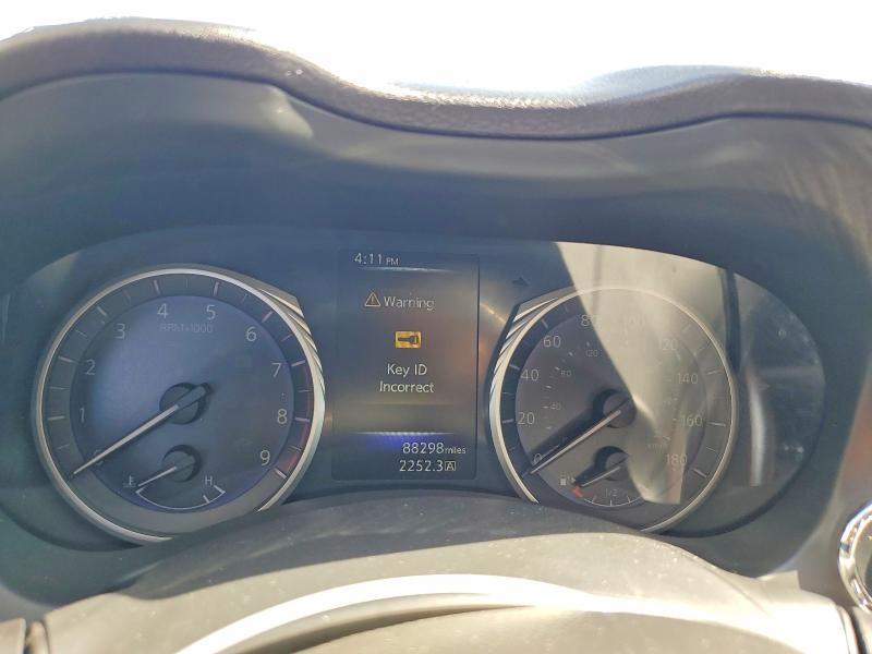 2017 Infiniti Q50 VIN JN1EV7AR3HM836888 COPART salvage auction — FRONT END, Ca - Salvage Certificate, sold $1,750 on 2026-07-20 (photo 9)