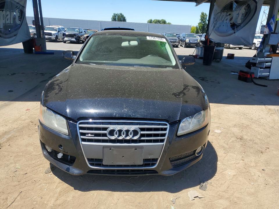 2011 Audi A5 VIN WAUCFAFRXBA073927 COPART salvage auction — SIDE, CA - SALVAGE CERTIFICATE, sold $350 on 2026-07-16 (photo 5)