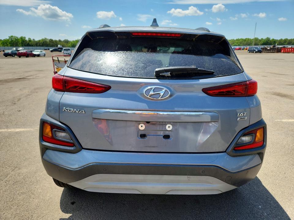 2021 Hyundai Kona VIN KM8K5CA57MU680169 COPART salvage auction — FRONT END, NY - MV-907A SALVAGE CERTIFICATE, sold $3,250 on 2026-07-27 (photo 6)