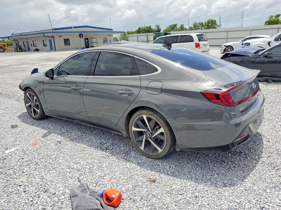 2021 Hyundai Sonata VIN 5NPEJ4J2XMH114218 COPART salvage auction — FRONT END, La - Cert Of Title-Salvage, sold $7,000 on 2026-07-20 (photo 2)