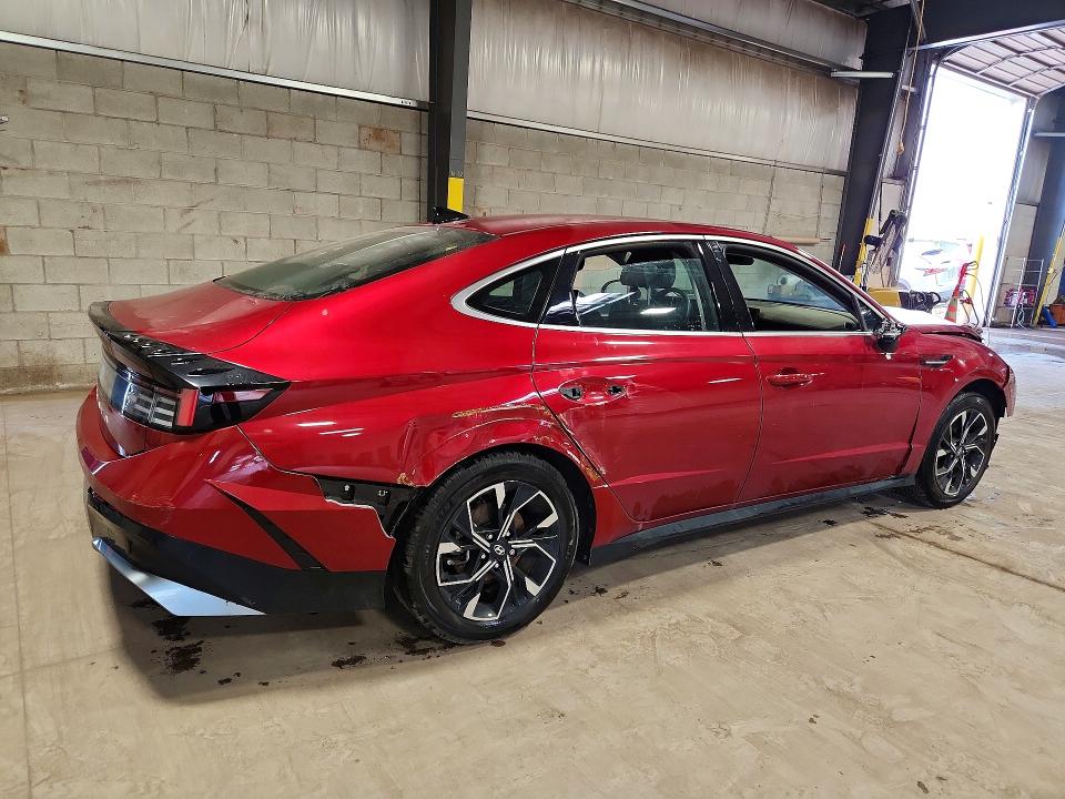 2024 Hyundai Sonata VIN KMHL64JA1RA380088 COPART salvage auction — FRONT END, PA - CERT OF TITLE, sold $400 on 2026-07-23 (photo 3)