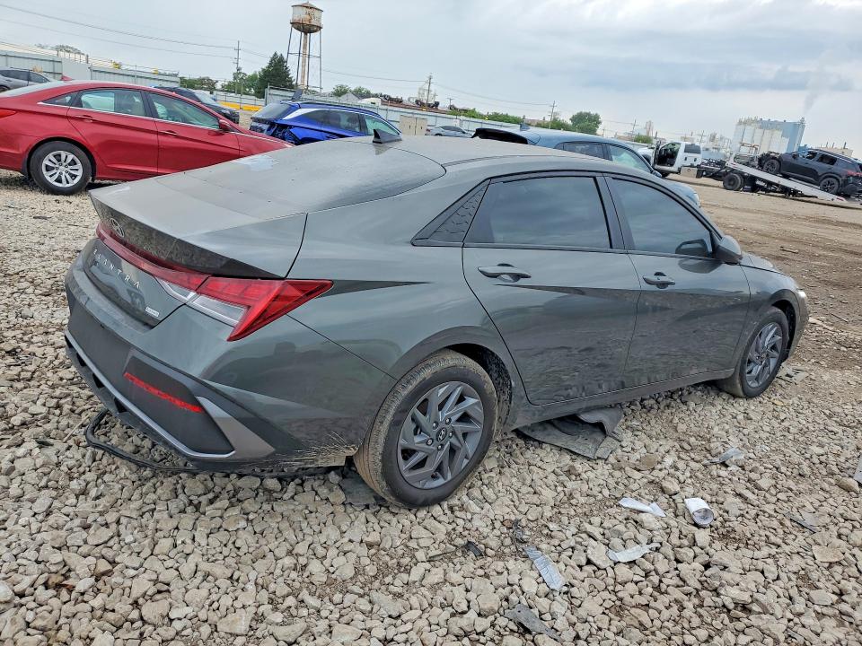 2024 Hyundai Elantra VIN KMHLM4DJ9RU101163 COPART salvage auction — FRONT END, Wi - Cert Of Title-Salvage Vehicle, sold $5,300 on 2026-07-06 (photo 3)