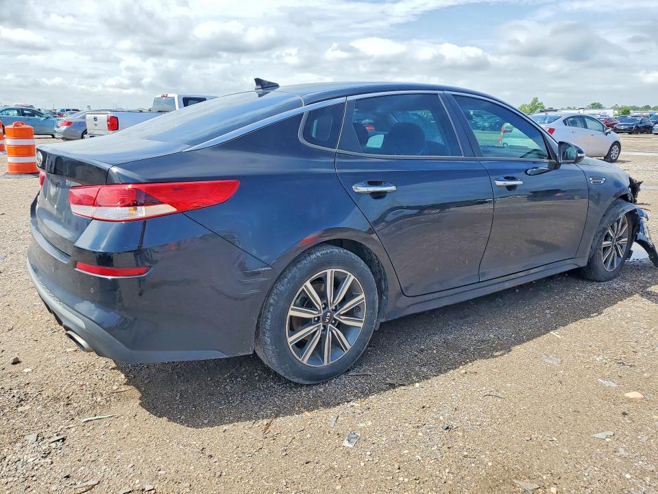 2019 Kia Optima VIN 5XXGT4L35KG363950 COPART salvage auction — FRONT END, Tx - Salvage Vehicle Title, sold $1,750 on 2026-07-13 (photo 3)