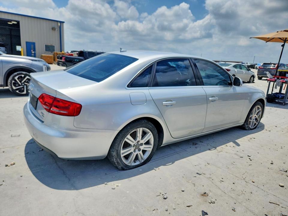 2009 Audi A4 VIN WAUSF78K39A078573 COPART salvage auction — SIDE, TX - SALVAGE VEHICLE TITLE, sold $600 on 2026-07-24 (photo 3)