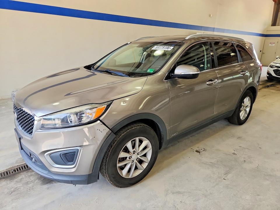 2016 Kia Sorento VIN 5XYPGDA37GG106007 COPART salvage auction — FRONT END, Va - Cert Of Title - Salvage, sold $1,950 on 2026-07-31 (photo 1)