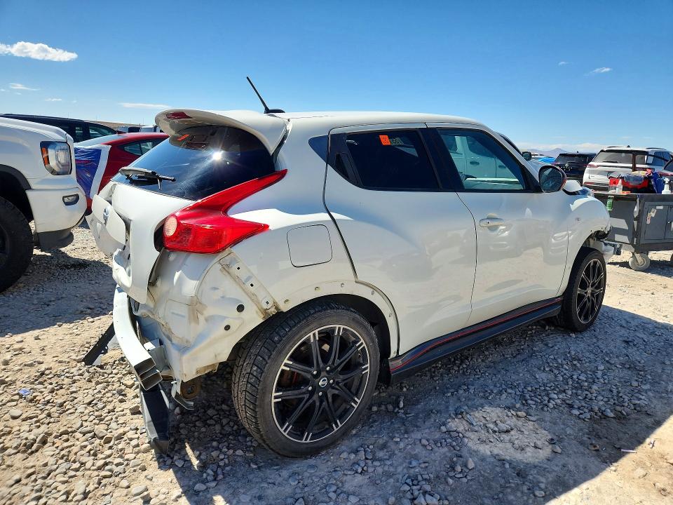 2014 Nissan Juke VIN JN8DF5MV2ET150138 COPART salvage auction — REAR END, Ut - Salvage Certificate, sold $500 on 2026-07-10 (photo 3)