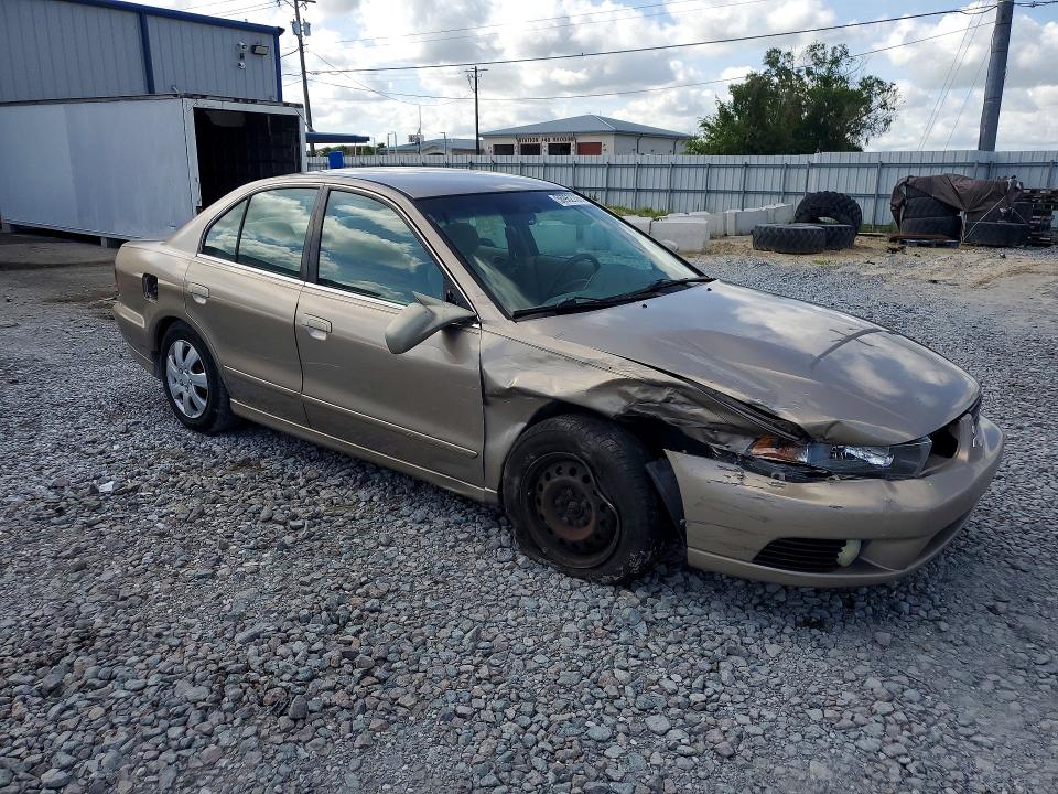 2002 Mitsubishi Galant VIN 4A3AA46G52E133353 COPART salvage auction — FRONT END, Fl - Cert Of Title Slvg Rebuildable, sold $350 on 2026-07-06 (photo 4)