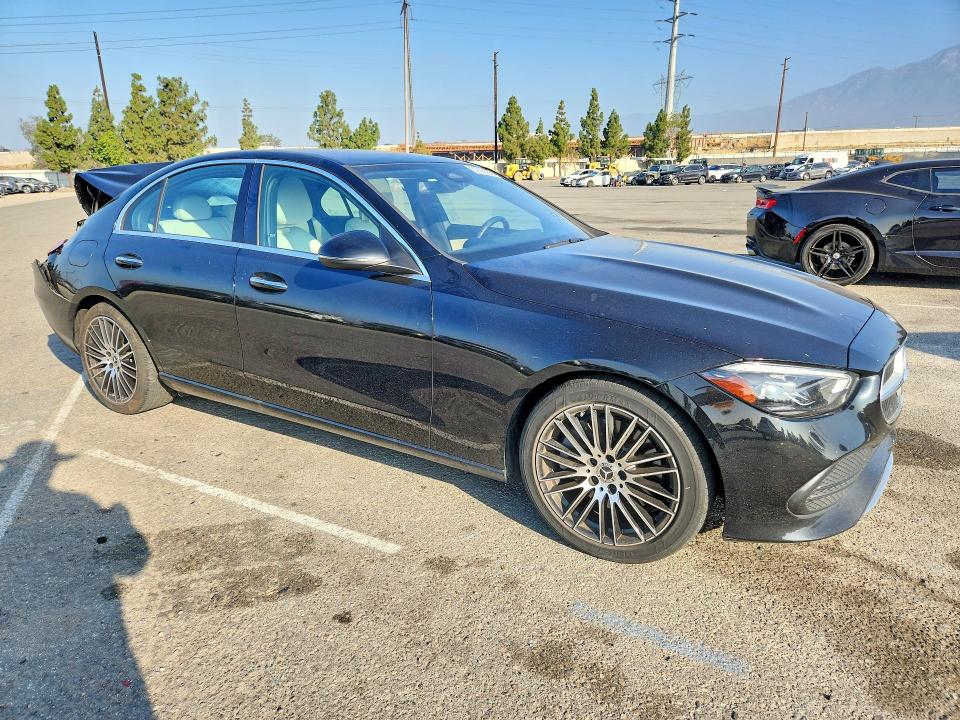 2023 Mercedes-benz C-klasse VIN W1KAF4HB4PR093035 COPART salvage auction — REAR END, Ca - Salvage Certificate, sold $10,200 on 2026-07-28 (photo 4)