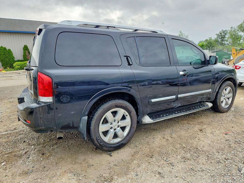 2011 Nissan Armada VIN 5N1AA0NE4BN603945 COPART salvage auction — FRONT END, Ky - Bill Of Sale/Part Only/No Titl, sold $475 on 2026-07-02 (photo 3)