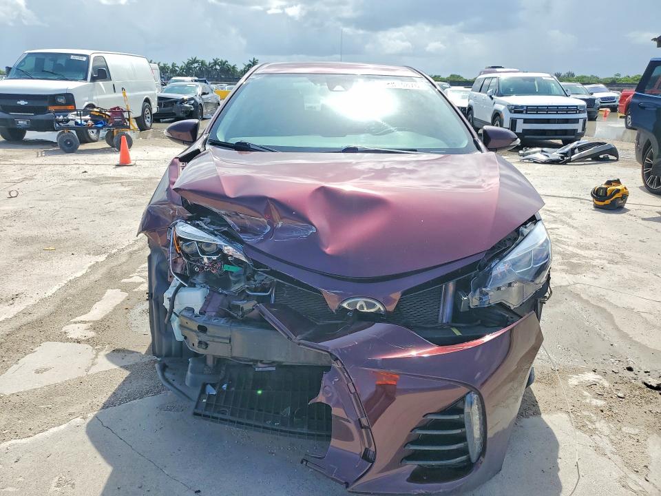 2017 Toyota Corolla VIN 5YFBURHE1HP650572 COPART salvage auction — FRONT END, Fl - Cert Of Title Slvg Rebuildable, sold $3,950 on 2026-07-08 (photo 5)