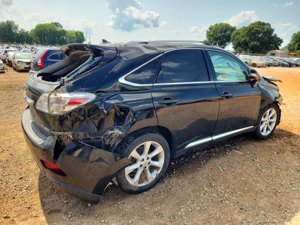 2012 Lexus Rx VIN 2T2ZK1BA3CC079859 COPART salvage auction — REAR END, Tn - Salvage Certificate, sold $1,550 on 2026-07-22 (photo 3)