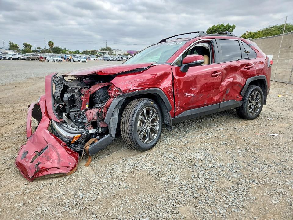 2025 Toyota Rav 4 VIN JTMB6RFV9SD168391 COPART salvage auction — FRONT END, Ca - Salvage Certificate, sold $7,200 on 2026-07-28 (photo 1)