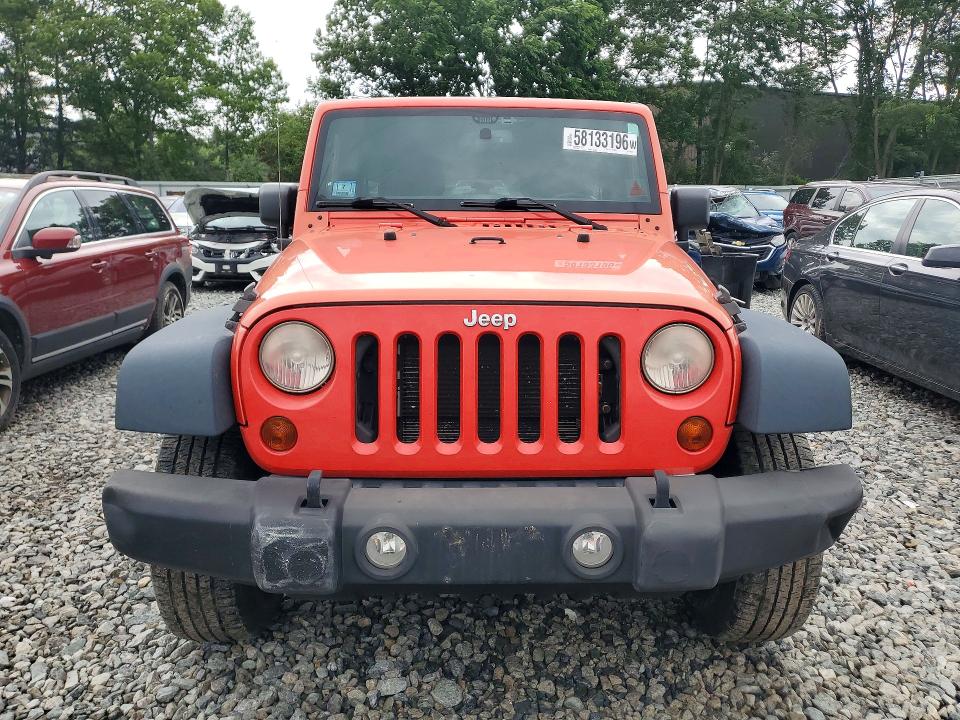2013 Jeep Wrangler unlimited VIN 1C4BJWDG5DL582536 COPART salvage auction — FRONT END, Ma - Certificate Of Title, sold $2,100 on 2026-07-02 (photo 5)
