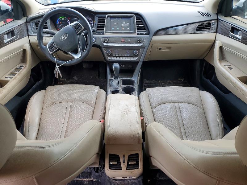 2018 Hyundai Sonata hybrid VIN KMHE34L36JA087422 COPART salvage auction — FRONT END, ON - PERMIT SALVAGE, sold $2,000 on 2026-07-16 (photo 8)