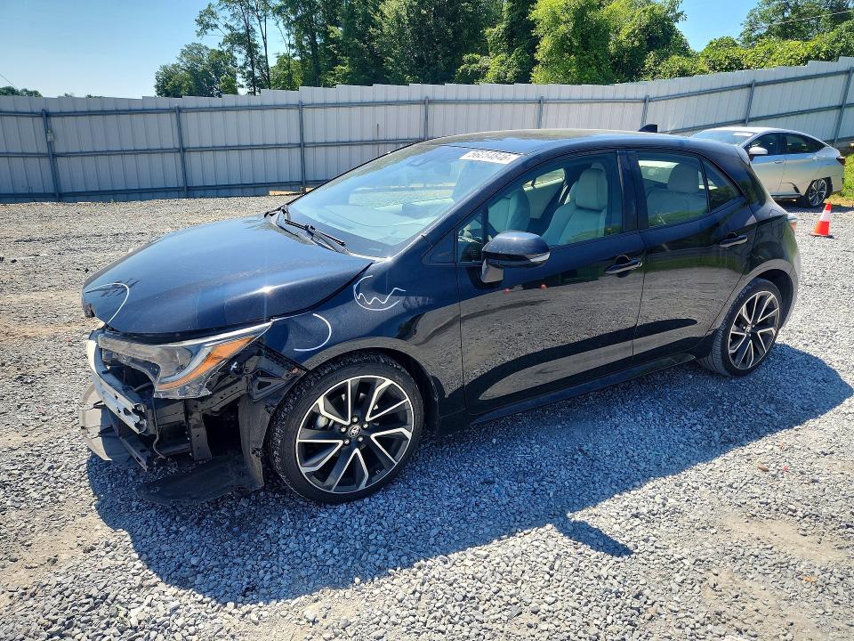 2020 Toyota Corolla VIN JTNC4RBE7L3076800 COPART salvage auction — FRONT END, Nc - Salvage Certificate Of Title, sold $175 on 2026-07-29 (photo 1)