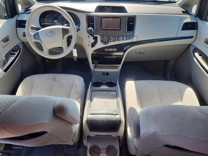 2013 Toyota Sienna VIN 5TDKK3DC2DS355621 COPART salvage auction — REAR END, Ca - Salvage Certificate, sold $1,600 on 2026-07-27 (photo 8)