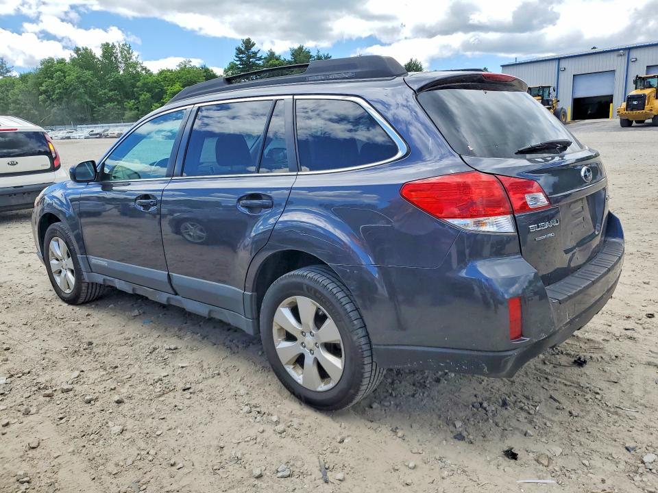 2010 Subaru Outback VIN 4S4BRBKC4A3365682 COPART salvage auction — REAR END, Ma - Cert Of Title-Reconstrctd Coll, sold $775 on 2026-07-02 (photo 2)