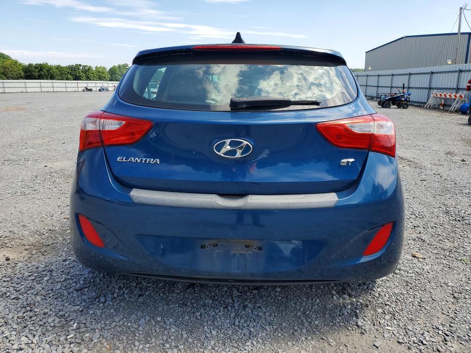2013 Hyundai Elantra VIN KMHD35LE8DU134097 COPART salvage auction — VANDALISM, Nc - Salvage Certificate Of Title, sold $1,350 on 2026-07-22 (photo 6)
