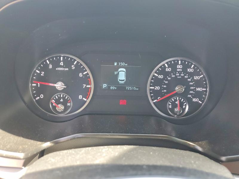 2021 Kia Telluride VIN 5XYP2DHC9MG150493 COPART salvage auction — REAR END, Tn - Salvage Certificate, sold $6,000 on 2026-07-27 (photo 9)
