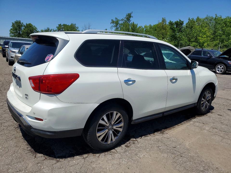 2017 Nissan Pathfinder VIN 5N1DR2MM0HC648489 COPART salvage auction — MINOR DENT/SCRATCHES, Mo - Certificate Of Title, sold $2,900 on 2026-07-09 (photo 3)