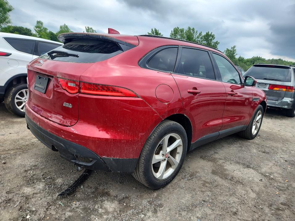 2018 Jaguar F-pace VIN SADCJ2FX7JA267100 COPART salvage auction — REAR END, Ma - Cert Of Title-Salvage, sold $3,850 on 2026-07-15 (photo 3)