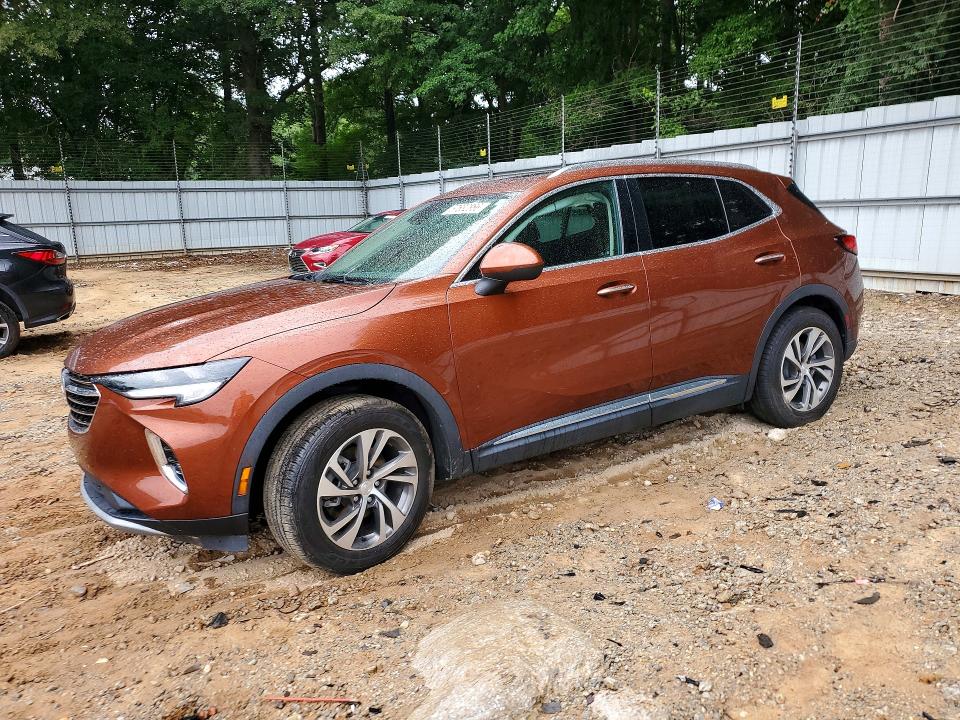 2021 Buick Envision VIN LRBFZPR40MD123535 COPART salvage auction — REAR END, Ga - Cert Of Title-Salvage, sold $5,700 on 2026-07-28 (photo 1)