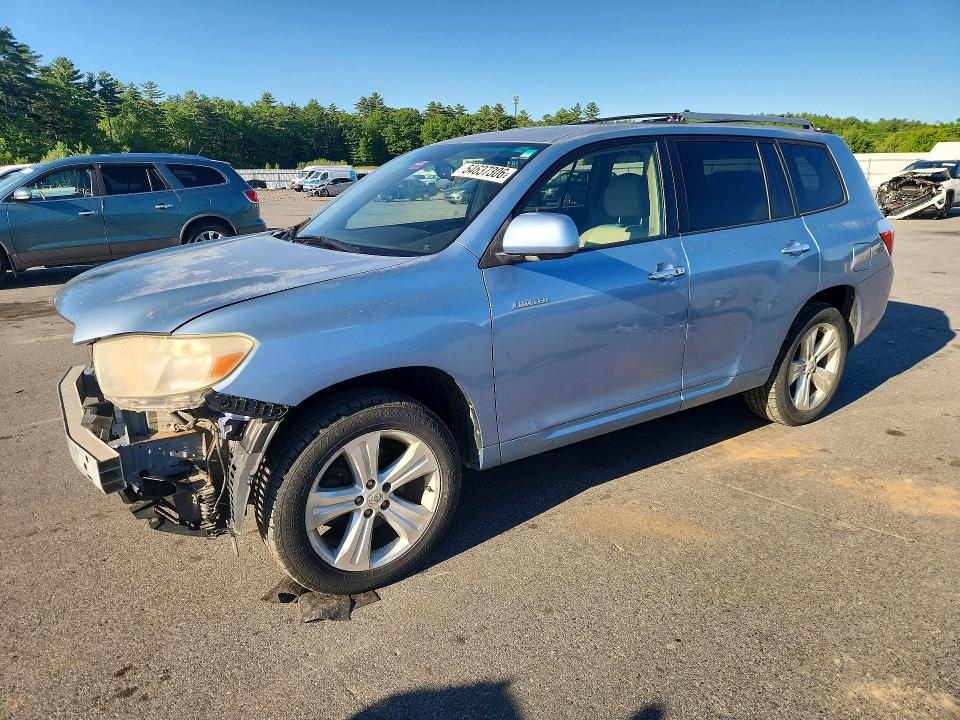 2008 Toyota Highlander VIN JTEES42A382078734 COPART salvage auction — FRONT END, ME - CERT OF TITLE-SALVAGE COLLISIO, sold $3,500 on 2026-07-06 (photo 1)