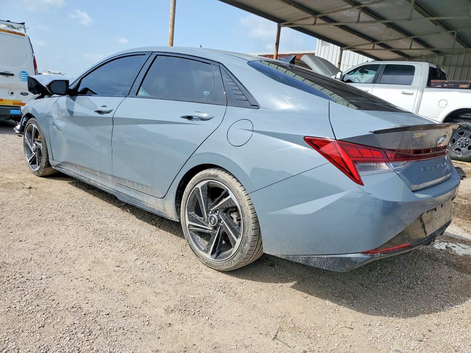 2023 Hyundai Elantra VIN KMHLR4AF8PU443184 COPART salvage auction — FRONT END, TX - CERTIFICATE OF TITLE, sold $1,300 on 2026-07-16 (photo 2)