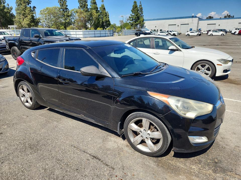 2013 Hyundai Veloster VIN KMHTC6ADXDU094536 COPART salvage auction — SIDE, Ca - Salvage Certificate, sold $625 on 2026-07-14 (photo 4)