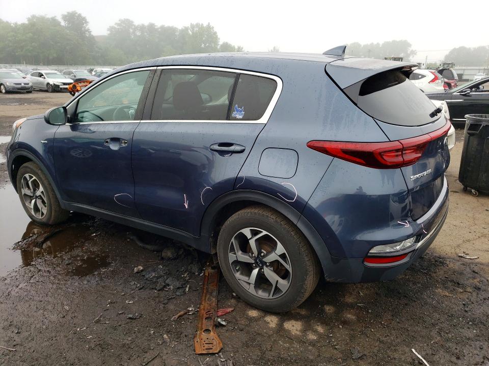 2020 Kia Sportage VIN KNDPMCAC8L7808637 COPART salvage auction — SIDE, Ct - Cert Of Title-Salvage, sold $3,550 on 2026-07-24 (photo 2)