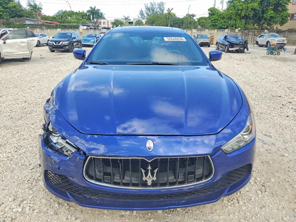 2016 Maserati VIN ZAM57RSA7G1185238 COPART salvage auction — FRONT END, Fl - Cert Of Title Slvg Rebuildable, sold $2,250 on 2026-08-21 (photo 5)