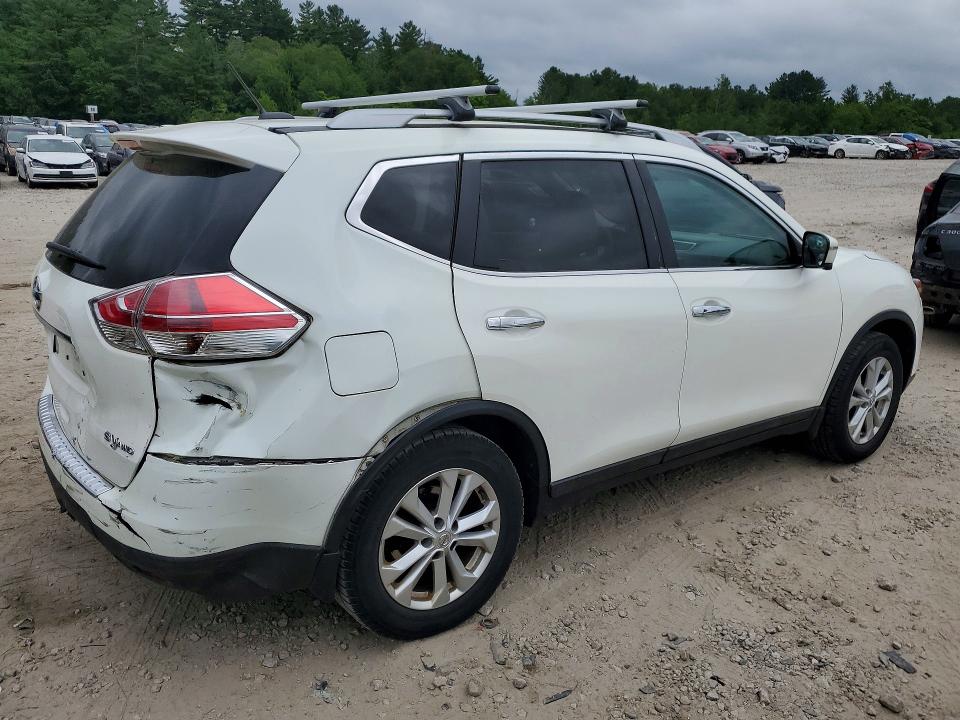 2016 Nissan VIN 5N1AT2MV5GC887421 COPART salvage auction — REAR END, Ma - Cert Of Title-Reconstrctd Coll, sold $1,300 on 2026-07-02 (photo 3)