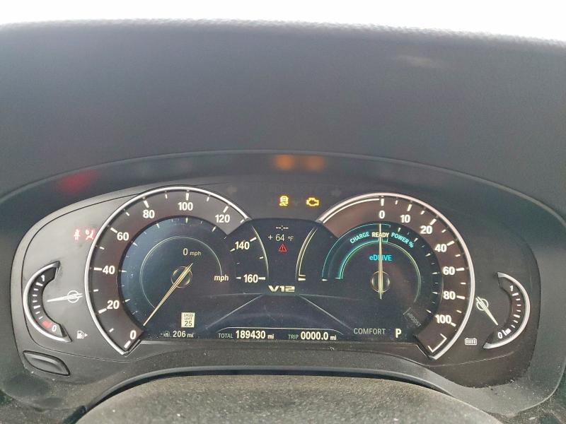 2018 BMW 5er VIN WBAJA9C50JB250998 COPART salvage auction — MECHANICAL, Ca - Salvage Certificate, sold $4,300 on 2026-07-13 (photo 9)