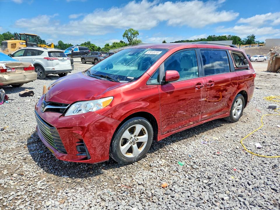 2020 Toyota VIN 5TDKZ3DC1LS033658 COPART salvage auction — FRONT END, Al - Cert Of Title-Salvage Title, sold $3,900 on 2026-07-28 (photo 1)