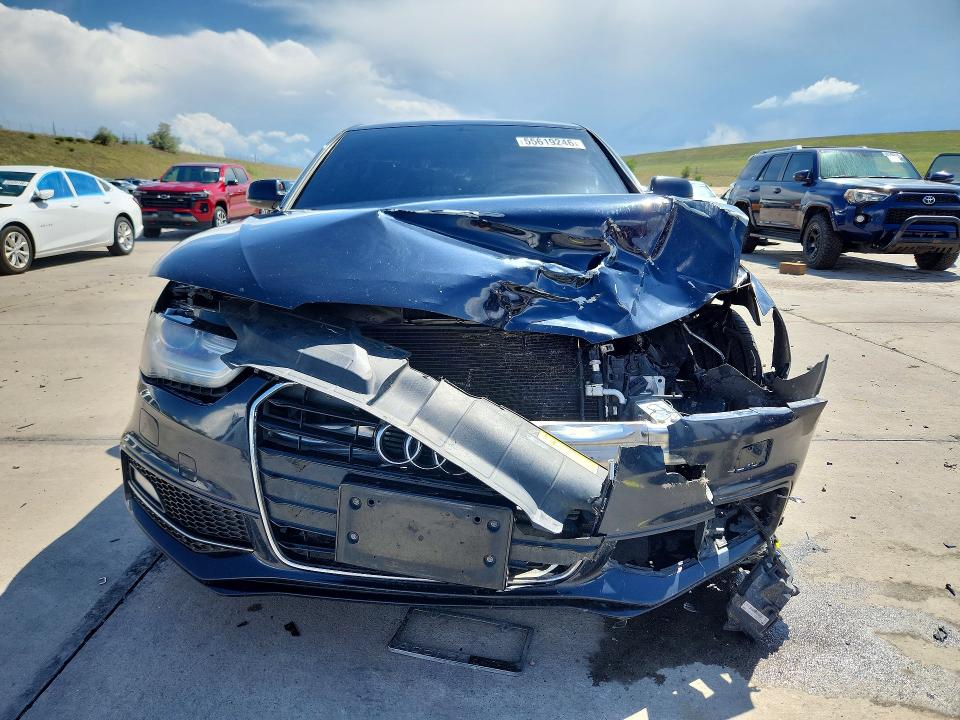 2013 Audi A4 VIN WAUJFAFL1DN020760 COPART salvage auction — FRONT END, Co - Public - Salvage Title, sold $275 on 2026-07-22 (photo 5)