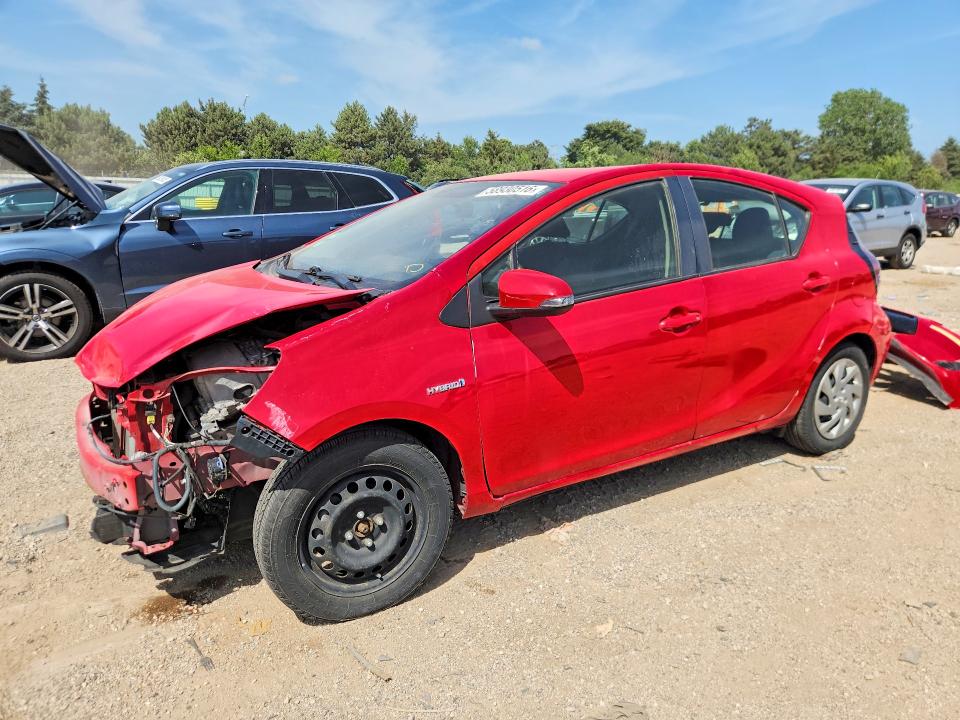2015 Toyota Prius VIN JTDKDTB32F1581543 COPART salvage auction — FRONT END, Il - Salvage Certificate, sold $300 on 2026-07-28 (photo 1)