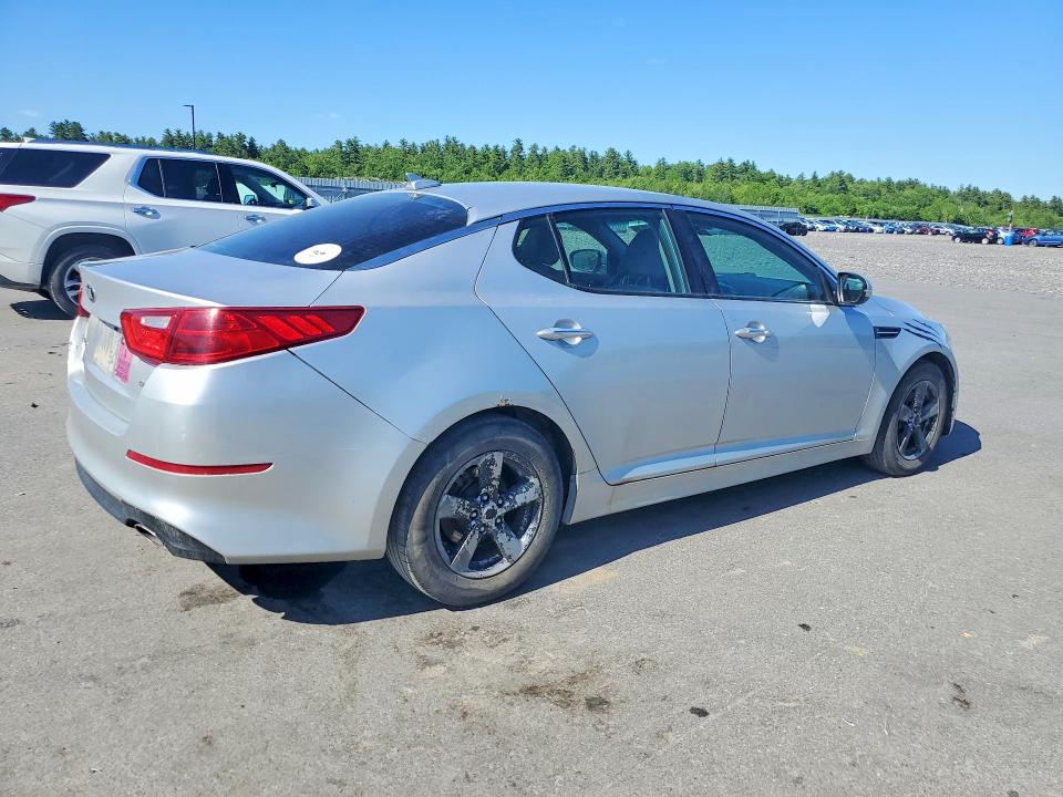 2014 Kia Optima VIN 5XXGM4A78EG299250 COPART salvage auction — NORMAL WEAR, Me - Certificate Of Title, sold $325 on 2026-07-27 (photo 3)