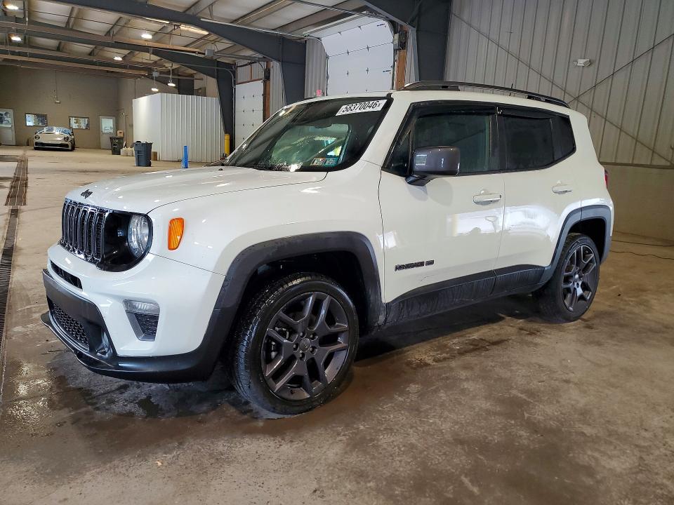 2021 Jeep Renegade VIN ZACNJDBB5MPM72068 COPART salvage auction — FRONT END, Pa - Certificate Of Salvage, sold $3,000 on 2026-08-12 (photo 1)
