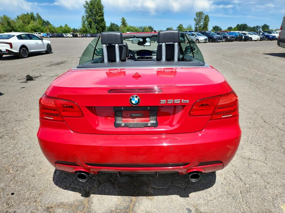 2013 BMW 3er VIN WBADX1C50DJ128732 COPART salvage auction — FRONT END, Or - Salvage Title Certificate, sold $2,100 on 2026-07-27 (photo 6)