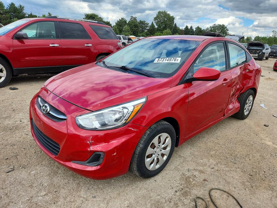 2016 Hyundai Accent VIN KMHCT4AE9GU981353 COPART salvage auction — SIDE, Il - Salvage Certificate, sold $250 on 2026-07-28 (photo 1)