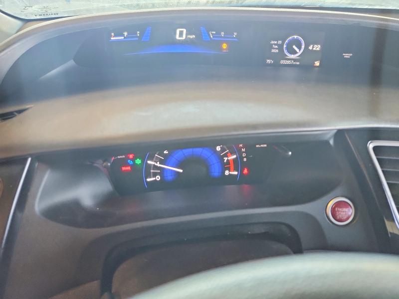 2015 Honda Civic VIN 2HGFG3B89FH521444 COPART salvage auction — FRONT END, Ca - Salvage Certificate, sold $3,200 on 2026-07-23 (photo 9)