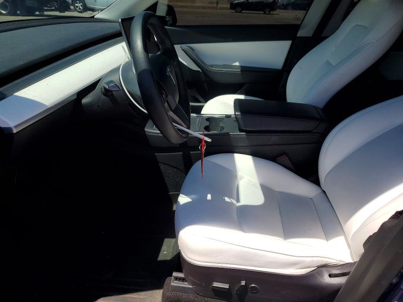 2022 Tesla Model y VIN 7SAYGDEE7NF381447 COPART salvage auction — FRONT END, Ny - Mv-37 Statement Of Abnd Veh, sold $8,800 on 2026-07-07 (photo 7)