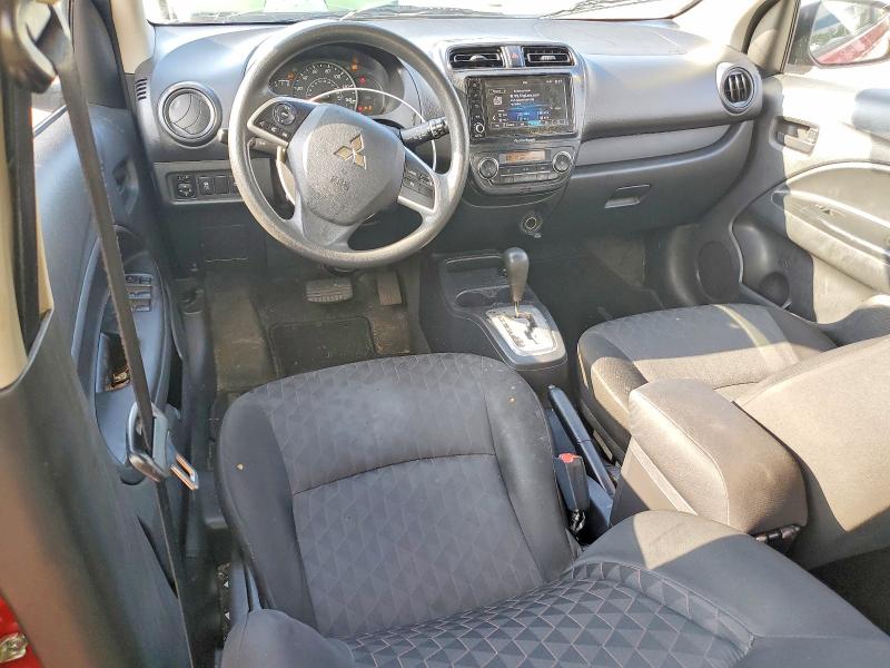 2022 Mitsubishi Mirage VIN ML32AUHJ1NH001132 COPART salvage auction — FRONT END, MS - CERT OF TITLE - HAIL SALVAGE (P), sold $325 on 2026-07-24 (photo 8)